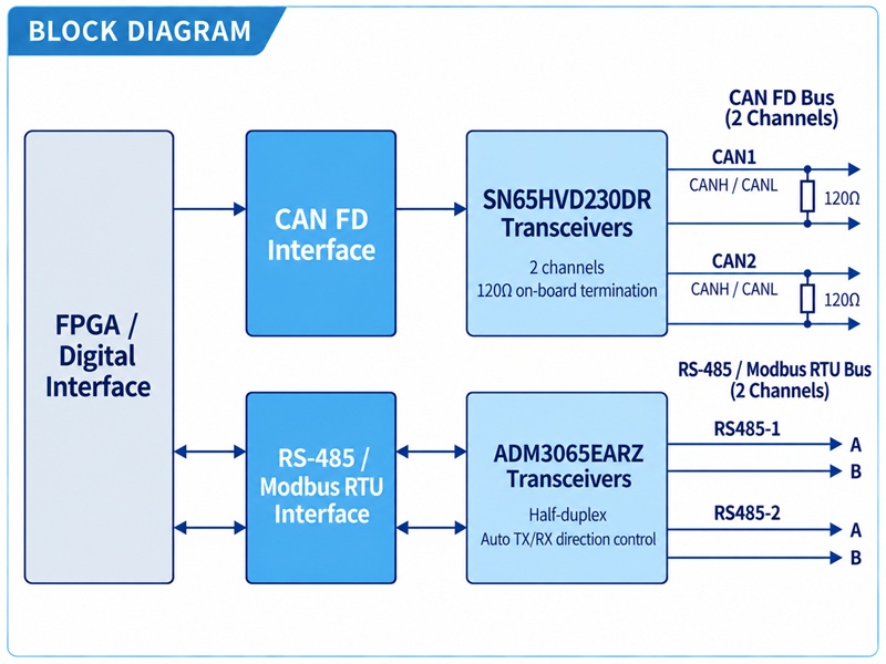 Fieldbus Protocol Block Diagram